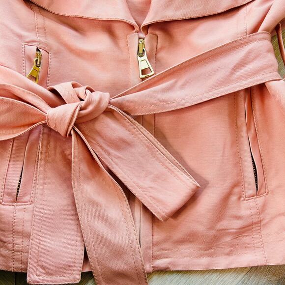 Valentino Garavani Blush Pink Ruffle Tie Evening Jacket XS - Picture 6 of 7